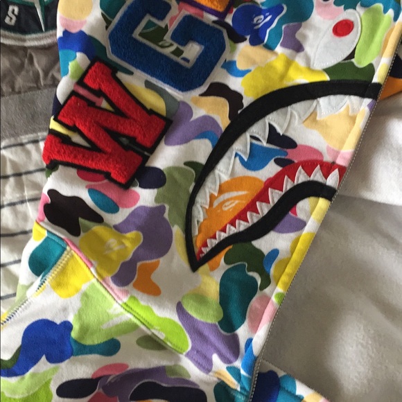 bape rainbow camo